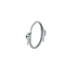clamping ring for profiled sealing ring, diam. 150